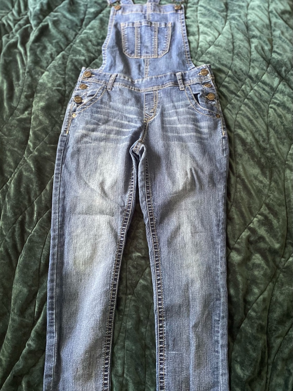 Wallflower Light Blue Denim Women's Overalls